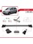 Opel Zafira 2001-2005 Arası ile Uyumlu Fly Model Ara Atkı Tavan Barı Gri 3 Adet Bar 4