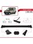Renault Kangoo 2003-2008 Arası ile Uyumlu Fly Model Ara Atkı Tavan Barı Siyah 4