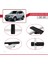 Ssangyong Rexton (Y290) 2012-2017 Arası ile Uyumlu Basic Model Ara Atkı Tavan Barı Siyah 3 Adet 4