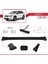 Subaru Xv 2012-2017 Arası ile Uyumlu Fly Model Ara Atkı Tavan Barı Siyah 3 Adet Bar 4