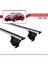 Toyota Prius Iıı (XW30) 2009-2015 Arası ile Uyumlu Ace-4 Ara Atkı Tavan Barı Gri 2