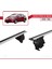 Toyota Prius Iıı (XW30) 2009-2015 Arası ile Uyumlu Ace-4 Ara Atkı Tavan Barı Gri 3