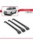 Toyota Rav4 2006-2012 Arası ile Uyumlu Ace-1 Ara Atkı Tavan Barı Siyah 3 Adet Bar 3
