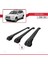 Toyota Rav4 2006-2012 Arası ile Uyumlu Ace-1 Ara Atkı Tavan Barı Siyah 3 Adet Bar 4