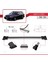 Saab 9-5 (YS3E) 1998-2010 Arası ile Uyumlu Fly Model Ara Atkı Tavan Barı Gri 3 Adet Bar 4
