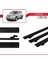 Saturn Vue Opel Antara 2008-2010 Arası ile Uyumlu Basic Model Ara Atkı Tavan Barı Siyah 3 Adet 3