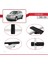 Saturn Vue Opel Antara 2008-2010 Arası ile Uyumlu Basic Model Ara Atkı Tavan Barı Siyah 3 Adet 4