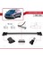 Toyota Sienna (XL10) 1998-2003 Arası ile Uyumlu Fly Model Ara Atkı Tavan Barı Gri 3 Adet Bar 4