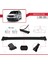 Mercedes Citan 2012-2021 (W415) Arası ile Uyumlu Fly Model Ara Atkı Tavan Barı Siyah 4 Adet Bar 4