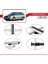 Skoda Octavia (1u) 1998-2004 Arası ile Uyumlu Basic Model Ara Atkı Tavan Barı Gri 3 Adet 4