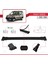 Renault Kangoo 2003-2008 Arası ile Uyumlu Fly Model Ara Atkı Tavan Barı Siyah 3 Adet Bar 4