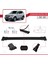Ssangyong Rexton (Y290) 2012-2017 Arası ile Uyumlu Fly Model Ara Atkı Tavan Barı Siyah 4