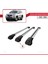 Toyota Land Cruiser Prado (J125) 2007-2009 Arası ile Uyumlu Ace-1 Ara Atkı Tavan Barı Gri 3 Adet 4