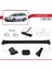 Subaru Legacy 2000-2004 Arası ile Uyumlu Fly Model Ara Atkı Tavan Barı Siyah 4