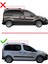 Peugeot Partner Tepee 2008-2018 Arası ile Uyumlu Fly Model Ara Atkı Tavan Barı Gri 4 Adet Bar 3