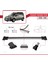 Peugeot Partner Tepee 2008-2018 Arası ile Uyumlu Fly Model Ara Atkı Tavan Barı Gri 4 Adet Bar 4