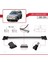 Opel Frontera Sport 1999-2004 Arası ile Uyumlu Fly Model Ara Atkı Tavan Barı Gri 3 Adet Bar 4