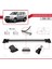 Ssangyong Rexton Y250 2006-2012 Arası ile Uyumlu Fly Model Ara Atkı Tavan Barı Gri 3 Adet Bar 4