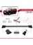 Opel Frontera Sport 1992-1998 Arası ile Uyumlu Fly Model Ara Atkı Tavan Barı Gri 4