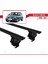 Renault Clio Storia/campus 2005-2012 Arası ile Uyumlu Ace-4 Ara Atkı Tavan Barı Siyah 4