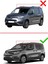Toyota Proace City Verso 2023 ve Sonrası ile Uyumlu Hook Model Anahtar Kilitli Ara Atkı Tavan Barı Gri 2