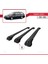 Subaru Legacy 1994-1999 Arası ile Uyumlu Ace-1 Ara Atkı Tavan Barı Siyah 3 Adet Bar 4