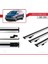Toyota Sienna (XL10) 1998-2003 Arası ile Uyumlu Basic Model Ara Atkı Tavan Barı Gri 3 Adet 3