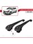 Renault Clio Sport Tourer - Sw 2013-2020 Arası ile Uyumlu Ace-1 Ara Atkı Tavan Barı Siyah 4