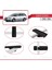 Subaru Outback 2000-2004 Arası ile Uyumlu Basic Model Ara Atkı Tavan Barı Siyah 3 Adet 4