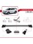 Ssangyong Tivoli Xlv 2016 ve Sonrası ile Uyumlu Fly Model Ara Atkı Tavan Barı Gri 4