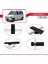 Suzuki Wagon R+ 1998-2003 Arası ile Uyumlu Basic Model Ara Atkı Tavan Barı Siyah 3 Adet 4