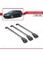 Volkswagen Passat (B6) Varıant 2005-2010 Arası ile Uyumlu Ace-1 Ara Atkı Tavan Barı Gri 3 Adet Bar 3