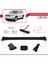 Toyota Highlander (XU40) 2008-2013 Arası ile Uyumlu Fly Model Ara Atkı Tavan Barı Siyah 4