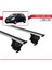 Toyota Yaris / Vitz (Xp9) 2005-2011 Arası ile Uyumlu Ace-4 Ara Atkı Tavan Barı Gri 4
