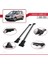 Vauxhall Combo Life 2019-2022 Arası ile Uyumlu Fly Model Ara Atkı Tavan Barı Gri 4