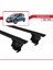 Volkswagen Up! 2011-2023 Arası ile Uyumlu Ace-4 Ara Atkı Tavan Barı Siyah 4