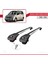 Toyota Yaris Verso (XP20) 2000-2005 Arası ile Uyumlu Ace-1 Ara Atkı Tavan Barı Gri 4