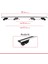 Volkswagen Touareg 2003-2010 Arası ile Uyumlu Hook Model Anahtar Kilitli Ara Atkı Tavan Barı Gri 3