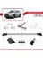Subaru Forester (Sk) 2019 ve Sonrası ile Uyumlu Fly Model Ara Atkı Tavan Barı Gri 3 Adet Bar 4