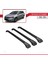 Volkswagen Passat (B7) Varıant 2010-2015 Arası ile Uyumlu Ace-1 Ara Atkı Tavan Barı Siyah 3 Adet Bar 3