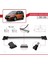 Volkswagen Touran Cross 2007-2010 Arası ile Uyumlu Fly Model Ara Atkı Tavan Barı Gri 4