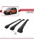Volkswagen Touran Cross 2007-2010 Arası ile Uyumlu Ace-1 Ara Atkı Tavan Barı Siyah 3 Adet Bar 4