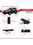 Subaru Forester 2013-2018 Arası ile Uyumlu Basic Model Ara Atkı Tavan Barı Siyah 3 Adet 4