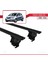 Toyota Yaris / Vitz (P1) 1999-2005 Arası ile Uyumlu Ace-4 Ara Atkı Tavan Barı Siyah 4