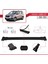Vauxhall Combo Life 2019-2022 Arası ile Uyumlu Fly Model Ara Atkı Tavan Barı Siyah 3 Adet Bar 3