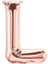 L Harfi Rose Gold Folyo Balon 34 Inç 80 cm 1