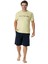 18774 Erkek Yuvarlak Yaka Kısa Kollu Şortlu Pijama Takımı 1