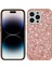 iPhone 14 Pro Glitter Sequins Elektraplatma Tpu Çerçeve Pc Arka Telefon Kılıfı (Yurt Dışından) 1