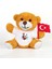 23 Nisan Kutlu Olsun Tişörtlü & Elinde Bayraklı Şirin Ayıcık 1