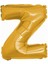 Z Harf Altın Folyo Balon 40 Inc 100 cm 1